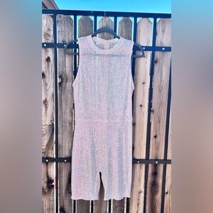 ZARA Sequin Bodysuit L